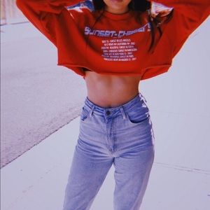 Zara cropped sweater